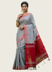 Temple Handloom Cotton Silk Saree 7
