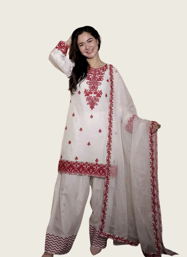Rayon Cotton Kurti Set with Silk Dupatta, People searching these are ready to buy.
