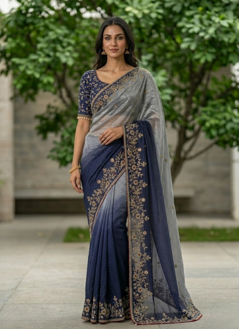 Soft Frendy Chiffon Saree, sarees with fast shipping Australia
