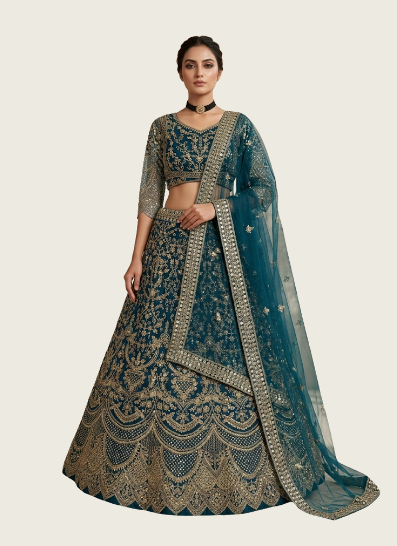 butterfly net lehenga choli set