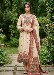 Pure Kani Silk Salwar Suit – Rich Handwoven Craftsmanship 1