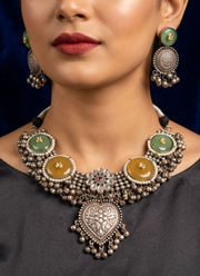 Kavi Silver Necklace Set 1