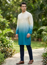 Rayon Printed Kurta with Cotton Pyjama 1