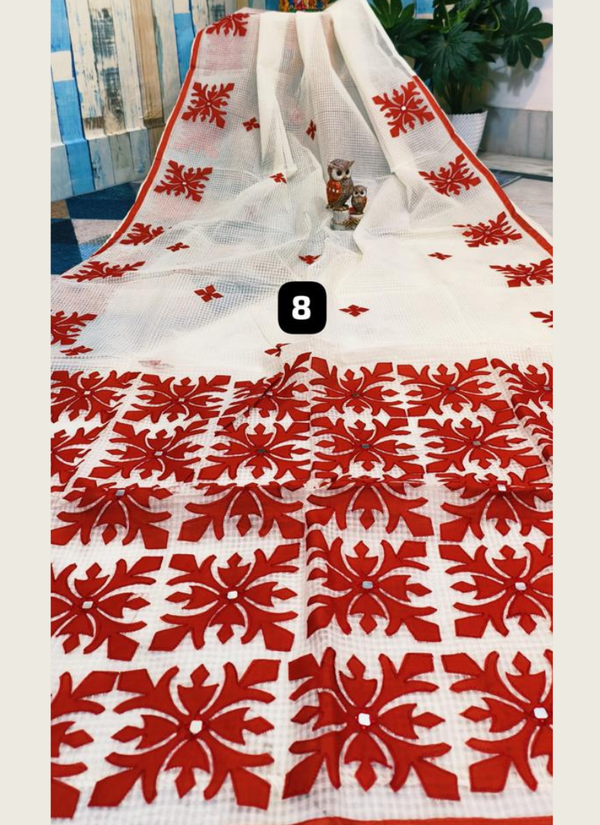 Kota Applique Saree