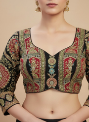 Partywear Women’s Blouse with Premium Padding & Back‑Open Design 14