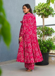 Heavy Rayon Anarkali Suit with Digital Print & Wide Flair (Sizes XS–6XL) 2