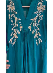 Designer Mul Chanderi Kurta Set | Indian Traditional Dress & Fashion Online Australia 14