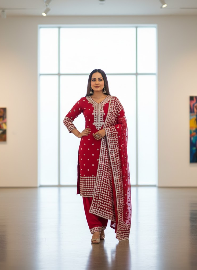 Gota Patti Pakistani Salwar Kameez for Women – Chiffon Grace