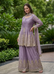 Fandy Silk Kurta Palazzo Set | Indian Women's Fashion Online Shop Australia 21