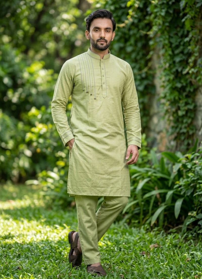 Men’s Kurta Pajama Set – Pure Cotton by Galaxy Australia