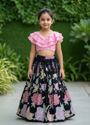 Kids Georgette Lehenga Set 3