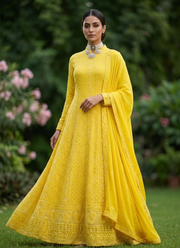 Pearl Chikankari Viscose Suit Set 18