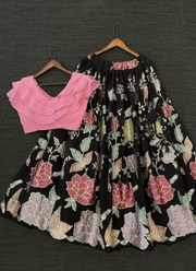 Kids Georgette Lehenga Set 4