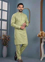 Men’s Kurta Pajama Set – Pure Cotton by Galaxy 4