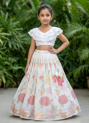 Kids Georgette Lehenga Set 1