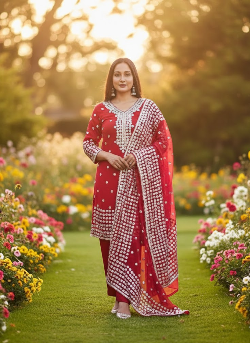 Gota Patti Pakistani Salwar Kameez for Women – Chiffon Grace