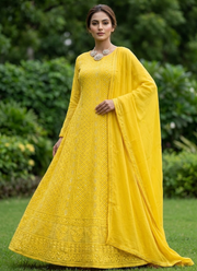 Pearl Chikankari Viscose Suit Set 15