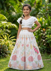 Kids Georgette Lehenga Set 3