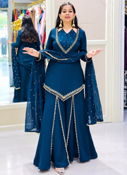 Designer Roman Glass Anarkali Suit, Indian women's Clothing Australia 5