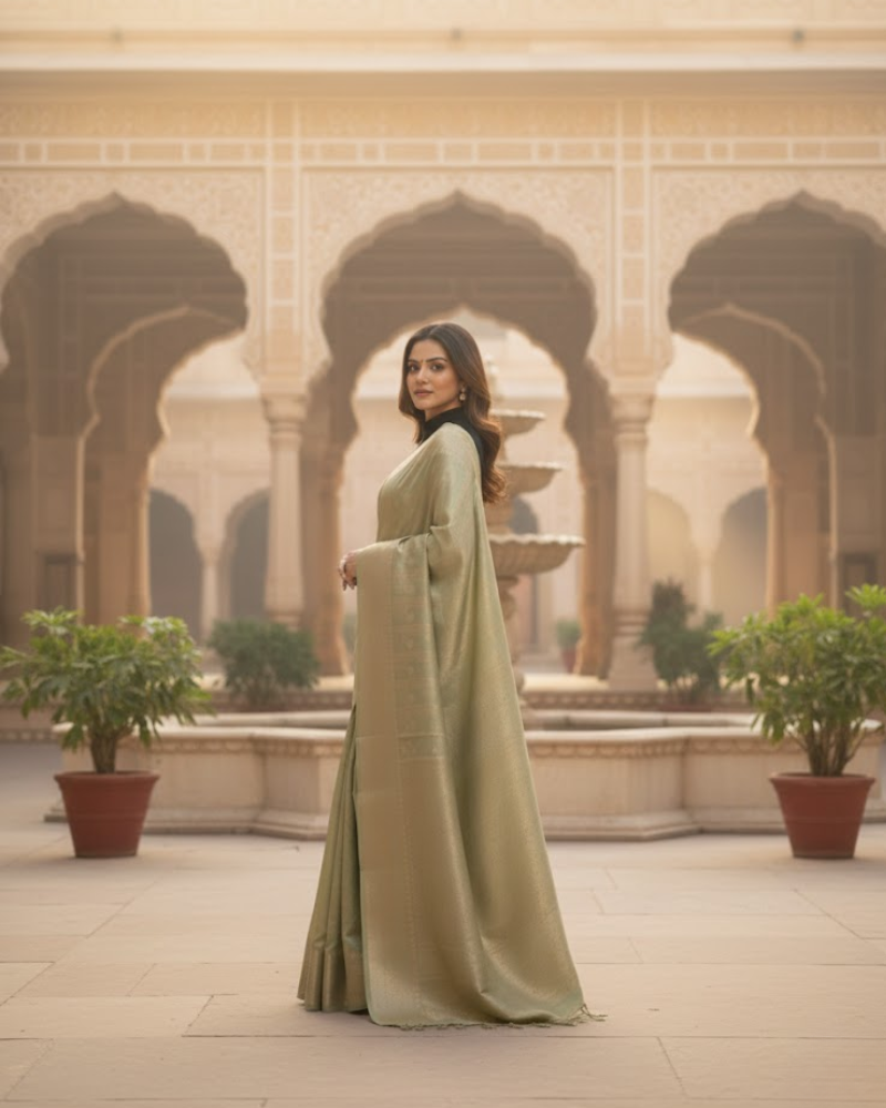 Banarasi Tissue Saree – Handwoven Elegance Tradition