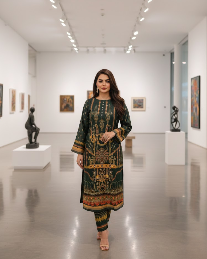 Light Purple Chinon Silk Salwar Suit – Pearl & Pipe Work