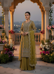 Pakistani Salwar Suit – Vibrant Yellow Elegance 2