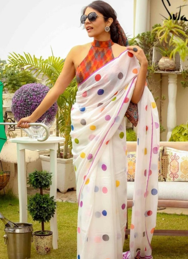 Mul Cotton Handloom Saree