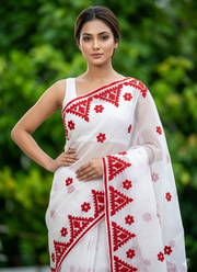 Kota Applique Saree – No Blouse Piece 2