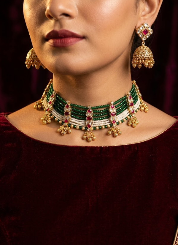 Avnita Kundan Heritage Choker Necklace