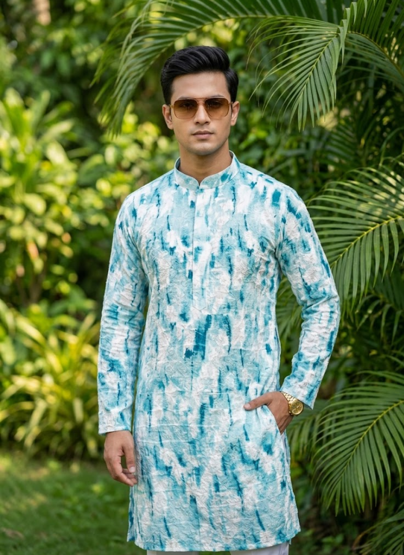 Rayon Kurta Pajama Set – Festive Wear