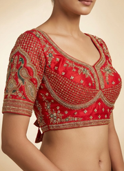 Partywear Women’s Blouse with Premium Padding & Back‑Open Design 10