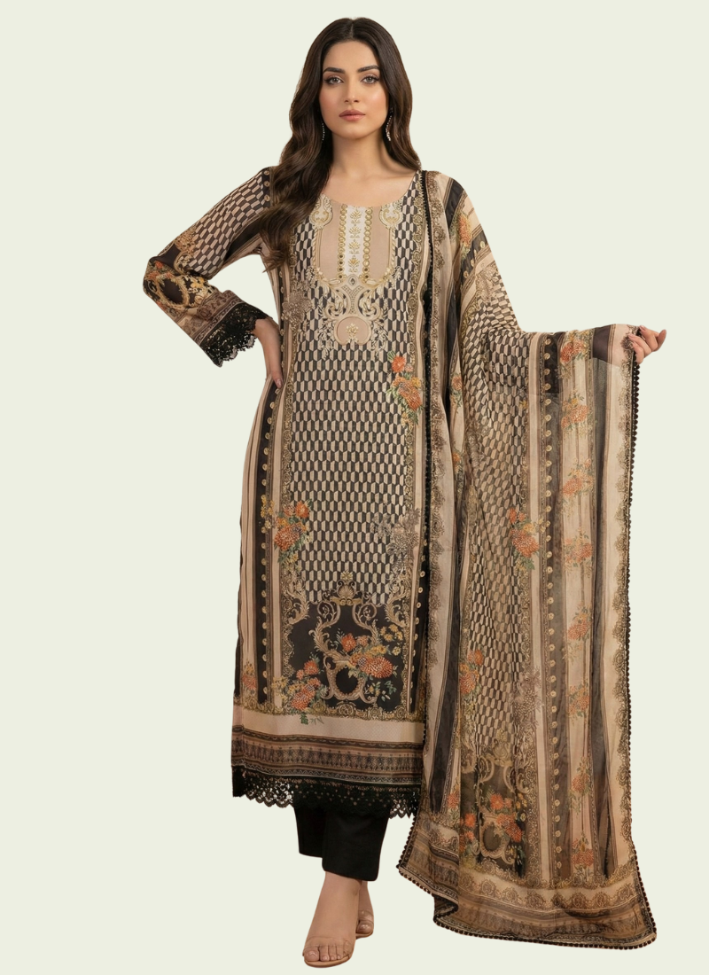 Georgette Salwar Suit – Elegant Straight Cut