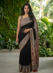 Pure Vegetable Dye Chiffon Saree – With Blouse Piece, Indian Wedding & Party Wear Australia 2