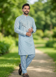 Men’s Kurta Pajama Set – Pure Cotton by Galaxy 2