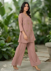 Premium Indian Tissue Co-ord Set | Designer Fusion Outfit Online Australia 7