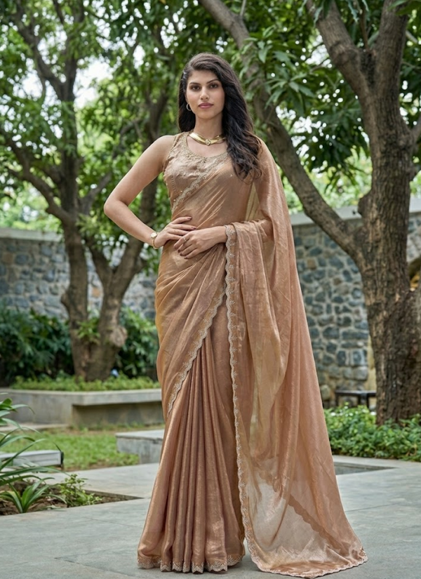 Fandy Satin Silk Saree