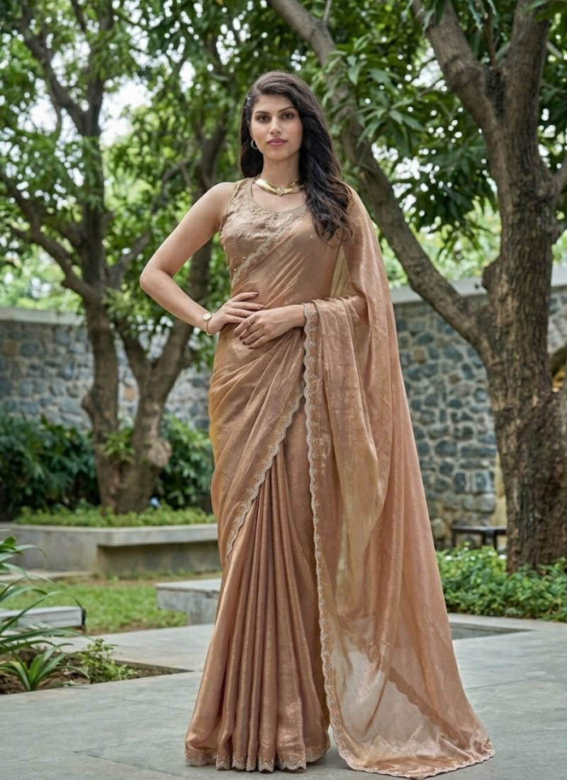 Fandy Satin Silk Saree