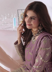 Faux Georgette Sharara Suit with Sequins Embroidery + Dupatta 3