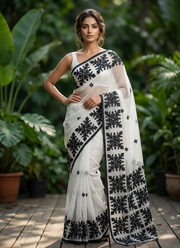 Kota Applique Saree 1