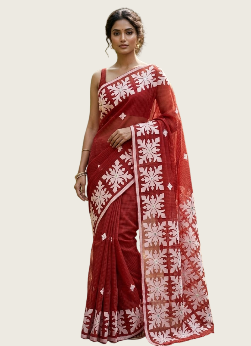 Kota Applique Saree, Indian women clothing online Australia