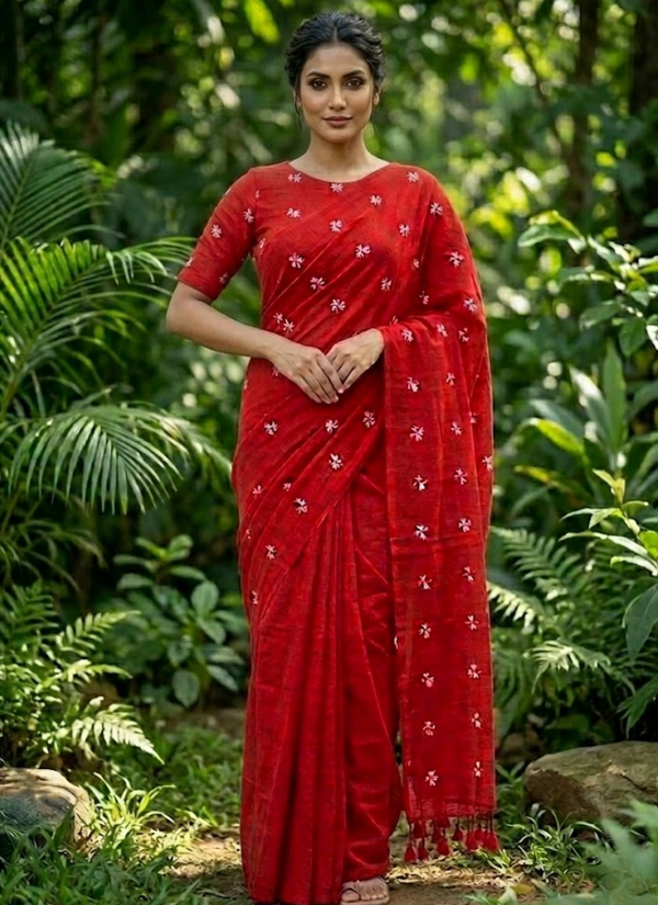 Shiuli Khadi Handloom Saree