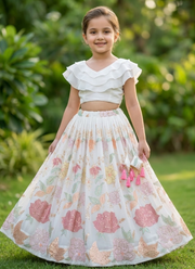 Kids Georgette Lehenga Set 4