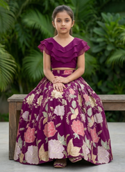 Kids Georgette Lehenga Set 3