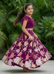 Kids Georgette Lehenga Set 4