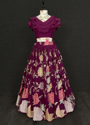 Kids Georgette Lehenga Set 5
