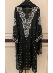 Mul Chanderi Chikankari Suit Set 42
