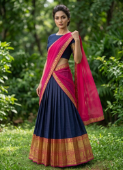 South‑Style Kanci Cotton Silk Lehenga 3