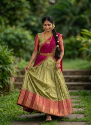 South‑Style Kanjivaram Silk Lehenga 3
