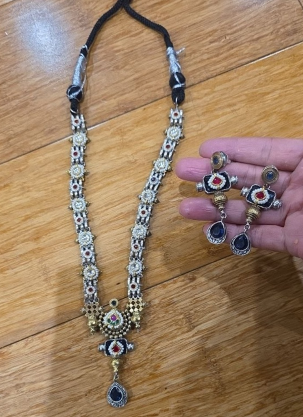 Samiksha Dual Tone Necklace Set