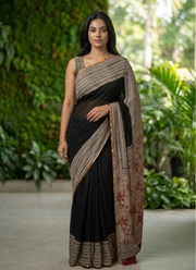 Pure Vegetable Dye Chiffon Saree – With Blouse Piece, Indian Wedding & Party Wear Australia 4